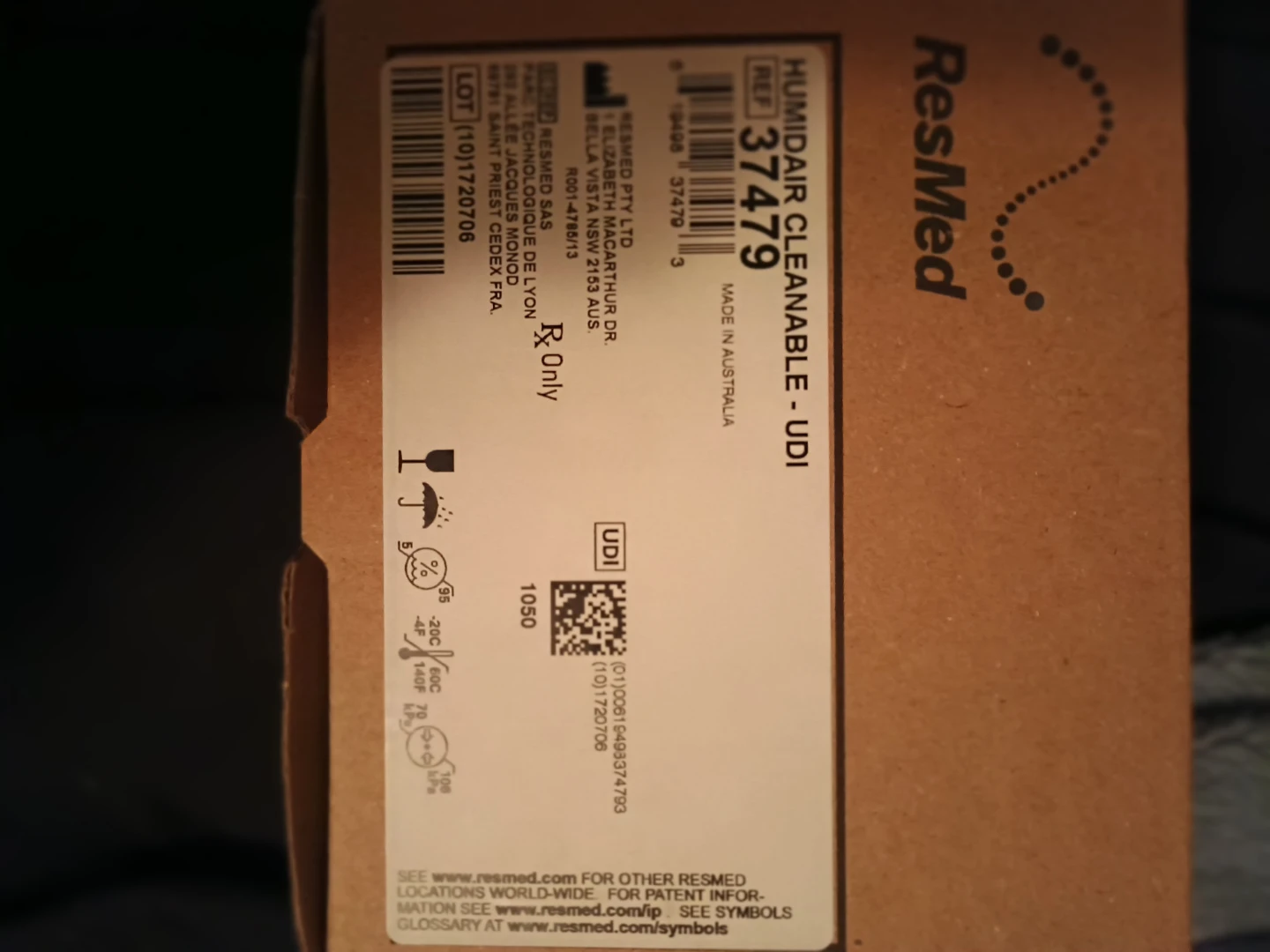 ResMed HumidAir Cleanable - UDI Humidifier Chamber - photo 5