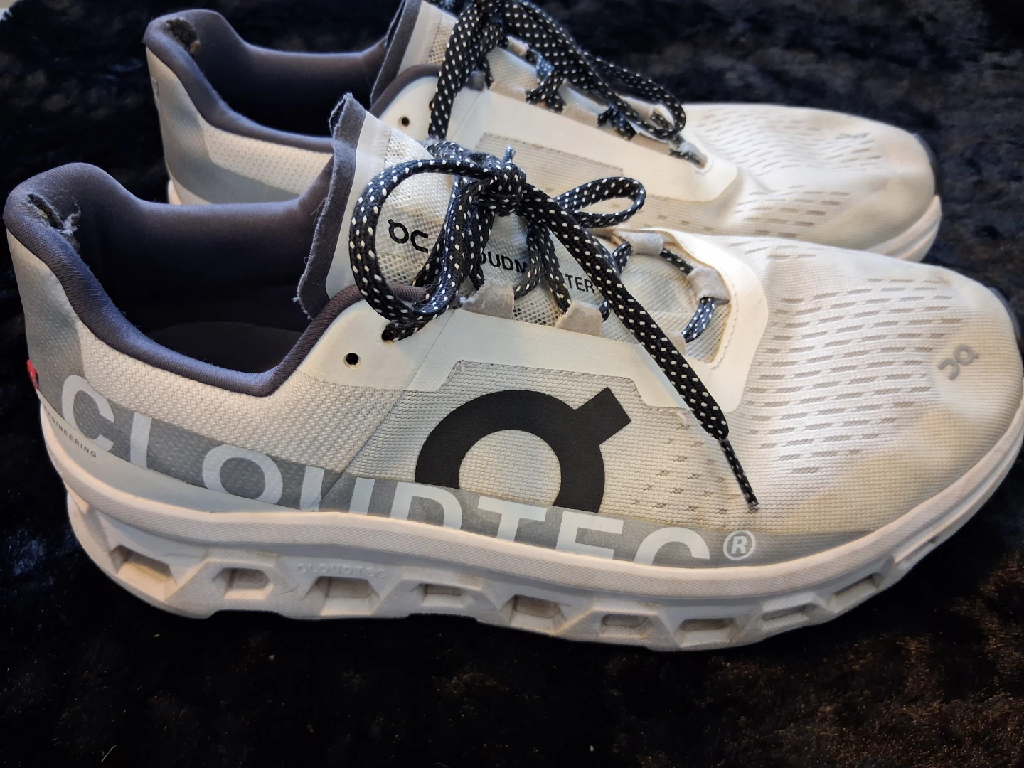 On Cloudmonster Running Shoes White
