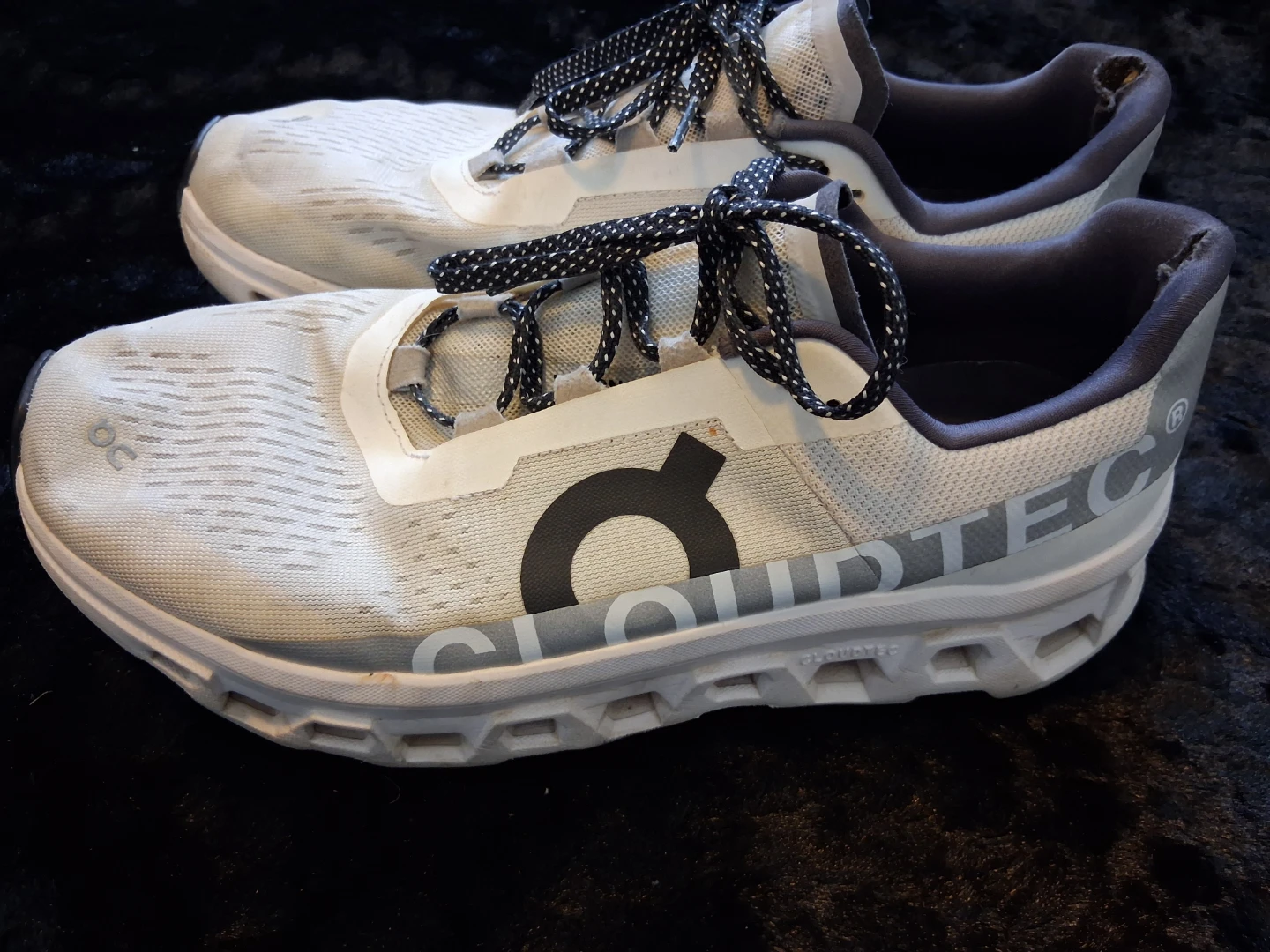 On Cloudmonster Running Shoes White - photo 2
