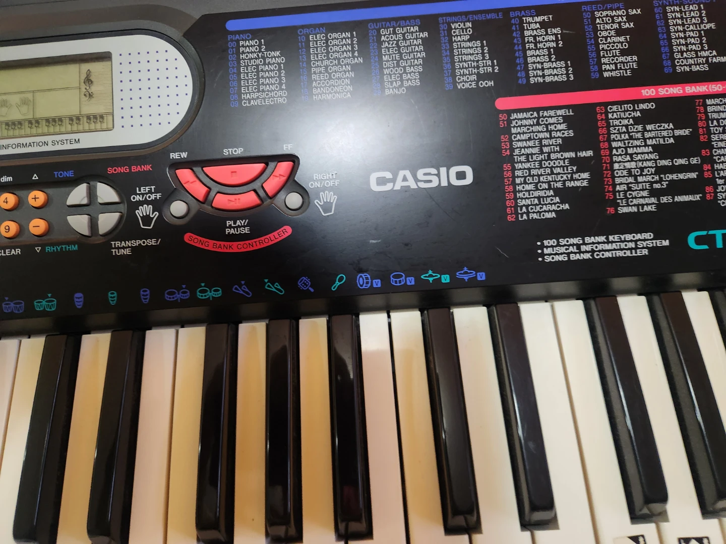 Casio CTK-401 Electronic Keyboard with S84-10tand - photo 5