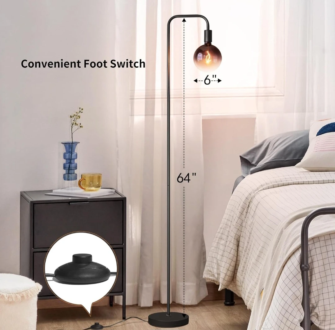 Modern Floor Lamp with Oversized G150 LED Bulb - photo 4