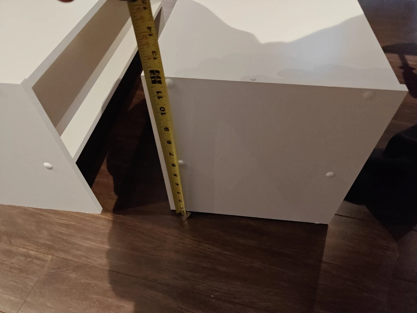 White Storage Cubes (2) - 24"W x 12"H x12"D - photo 4