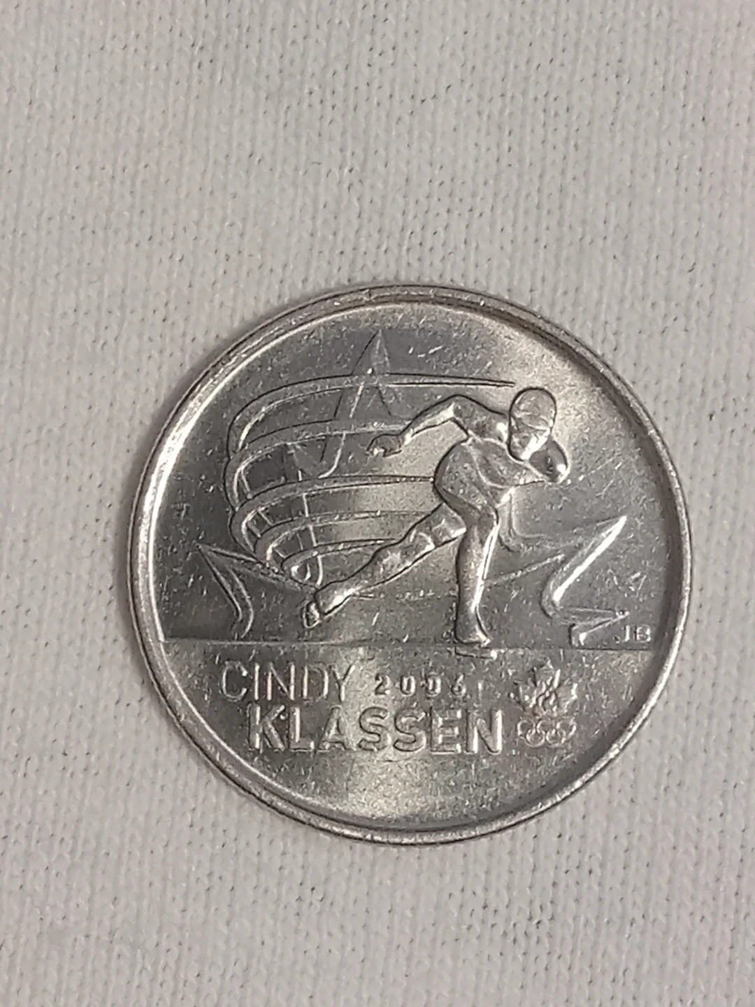 Canada 25 Cent Vancouver Olympic Coin - Cindy Klassen 2006