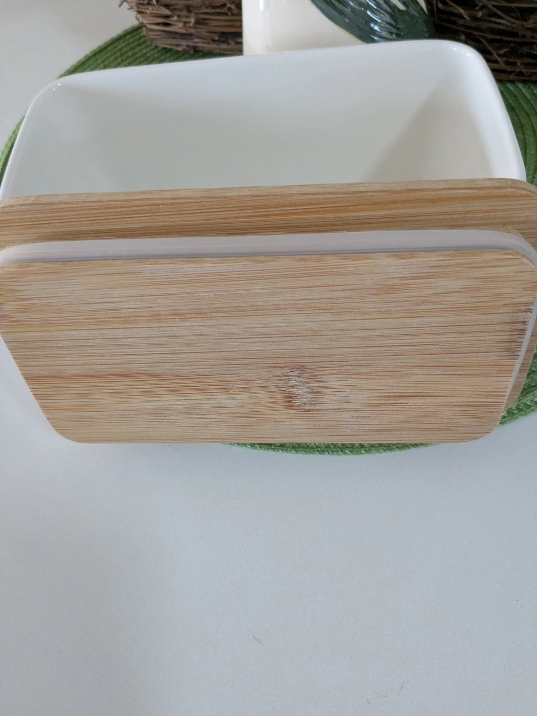 Butter Dish with Lid and Knife - photo 4