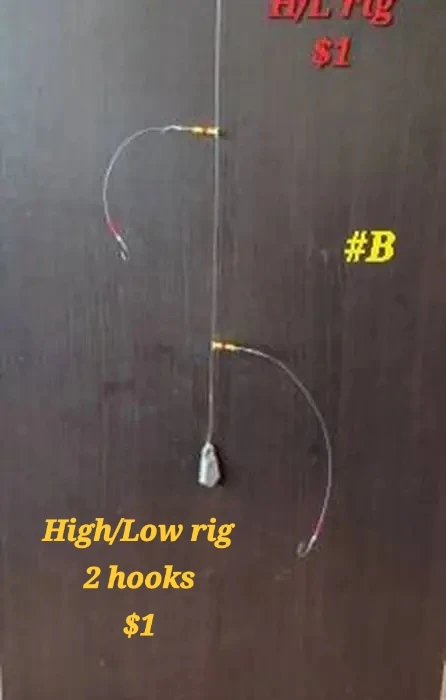 12 rigs+25 hooks,High/Low Rigs