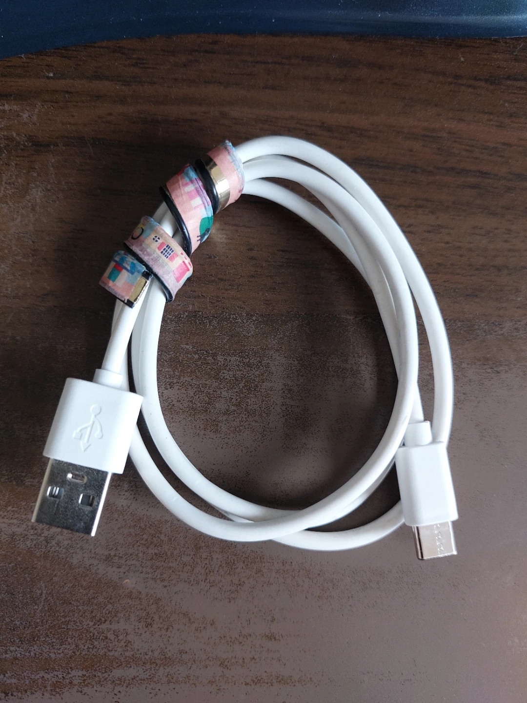 🥕 USB A to USB C Cable, 2.5ft, for charging only
