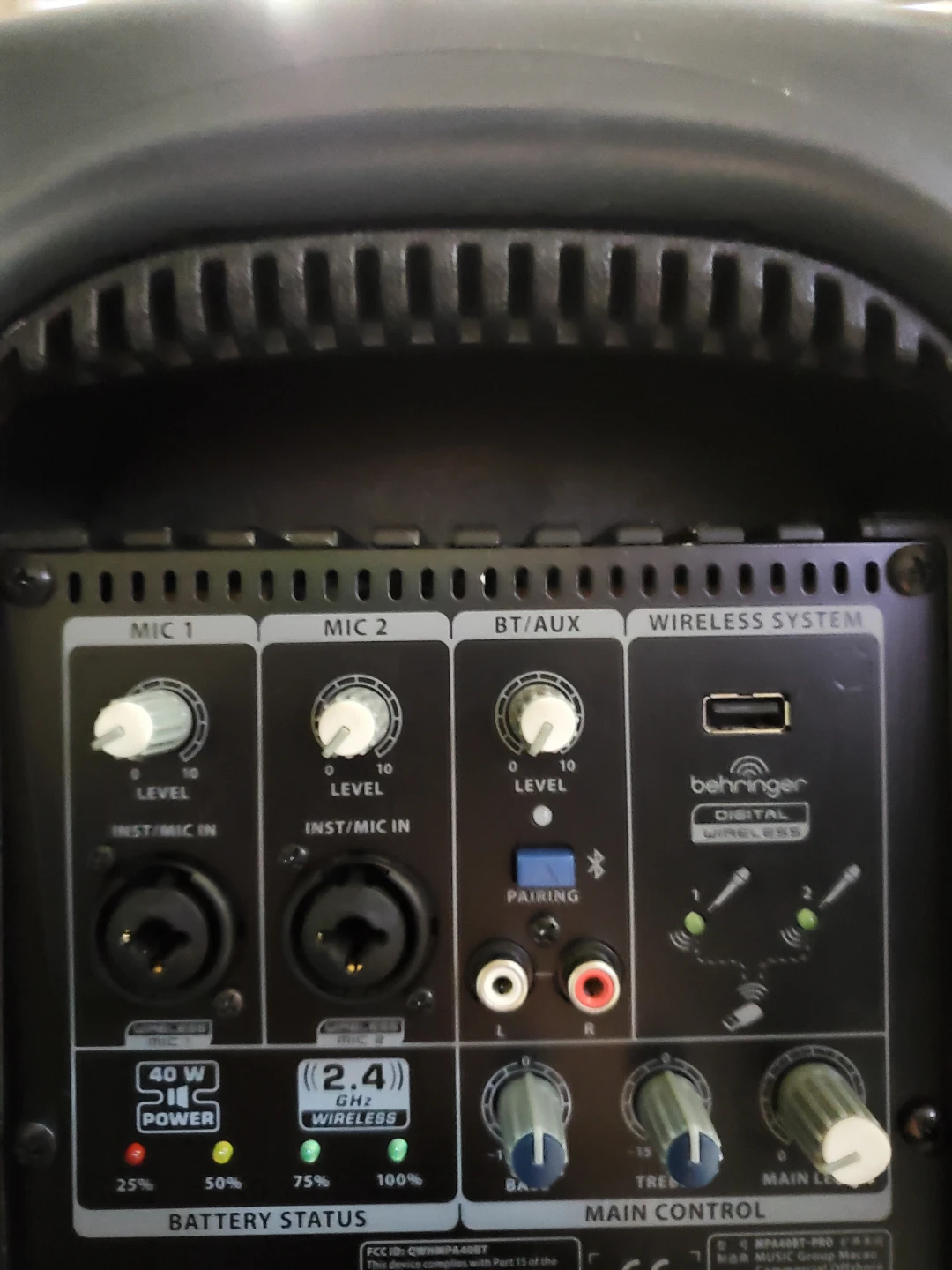 🥕 Behringer EUROPORT MPA40BT-PRO PA System - photo 3