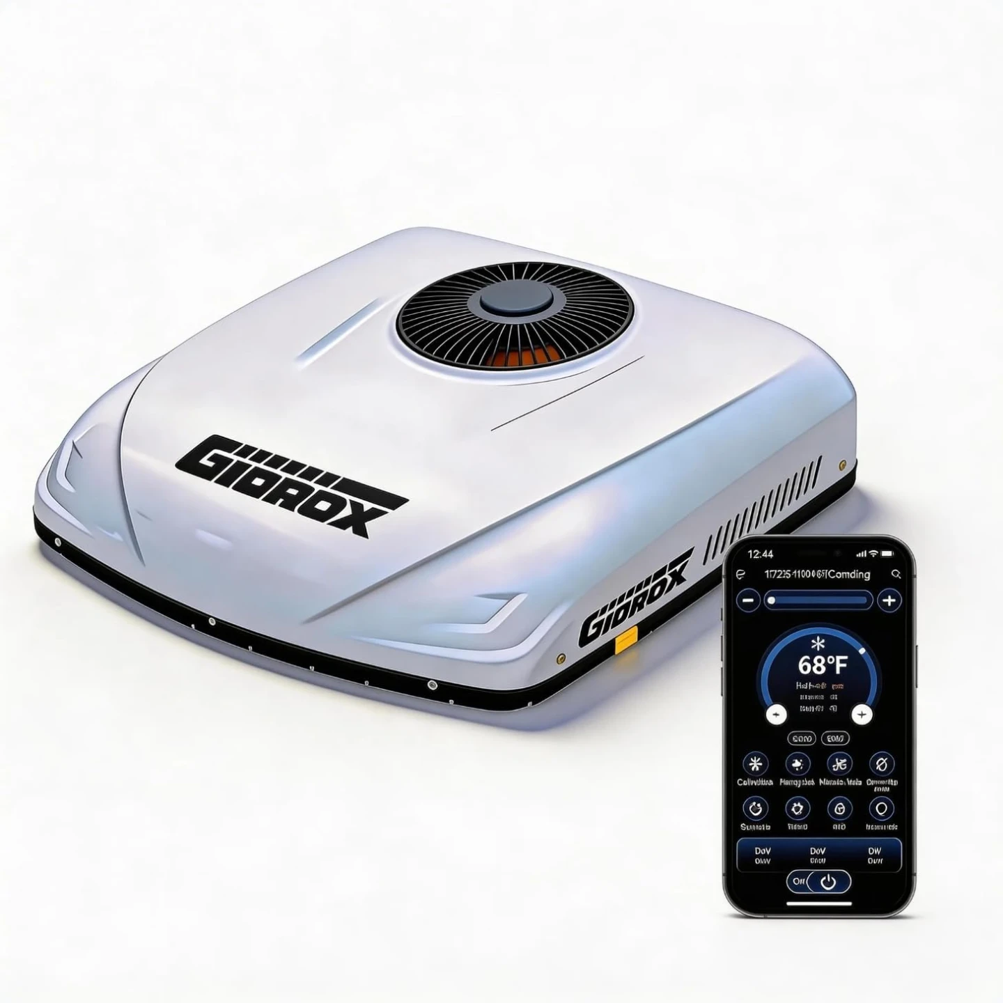 10000 BTU 12V DC RV Air Conditioner with PTC Heater BNIB
