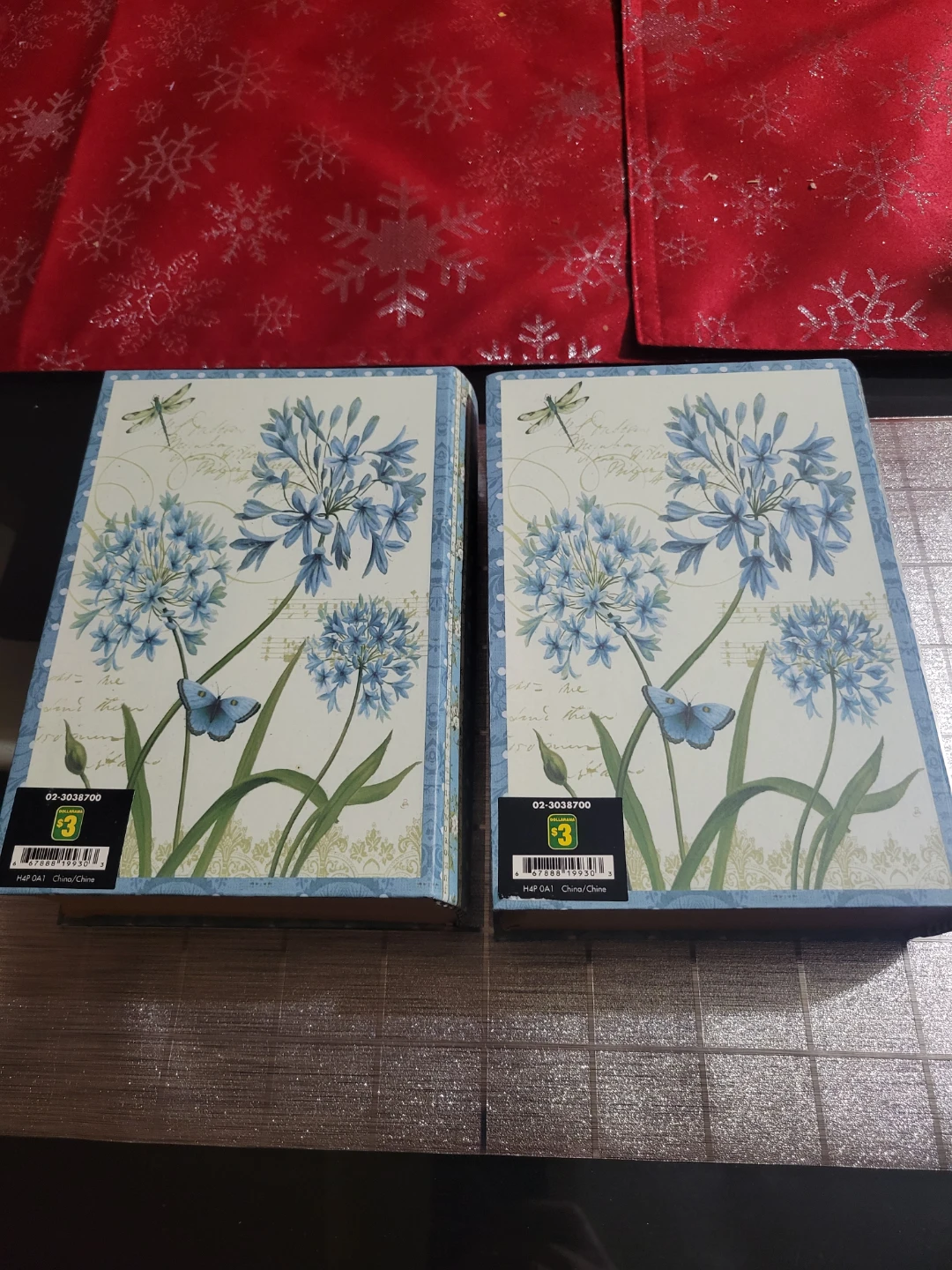 Decorative Storage Box Set - Blue Floral - photo 2