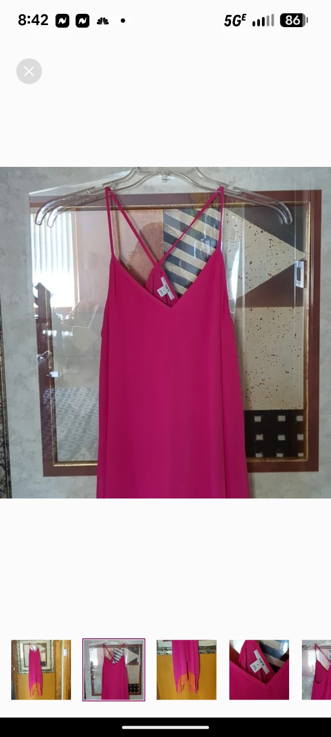BAR III FUSCHIA/ORANGE DRESS - photo 2