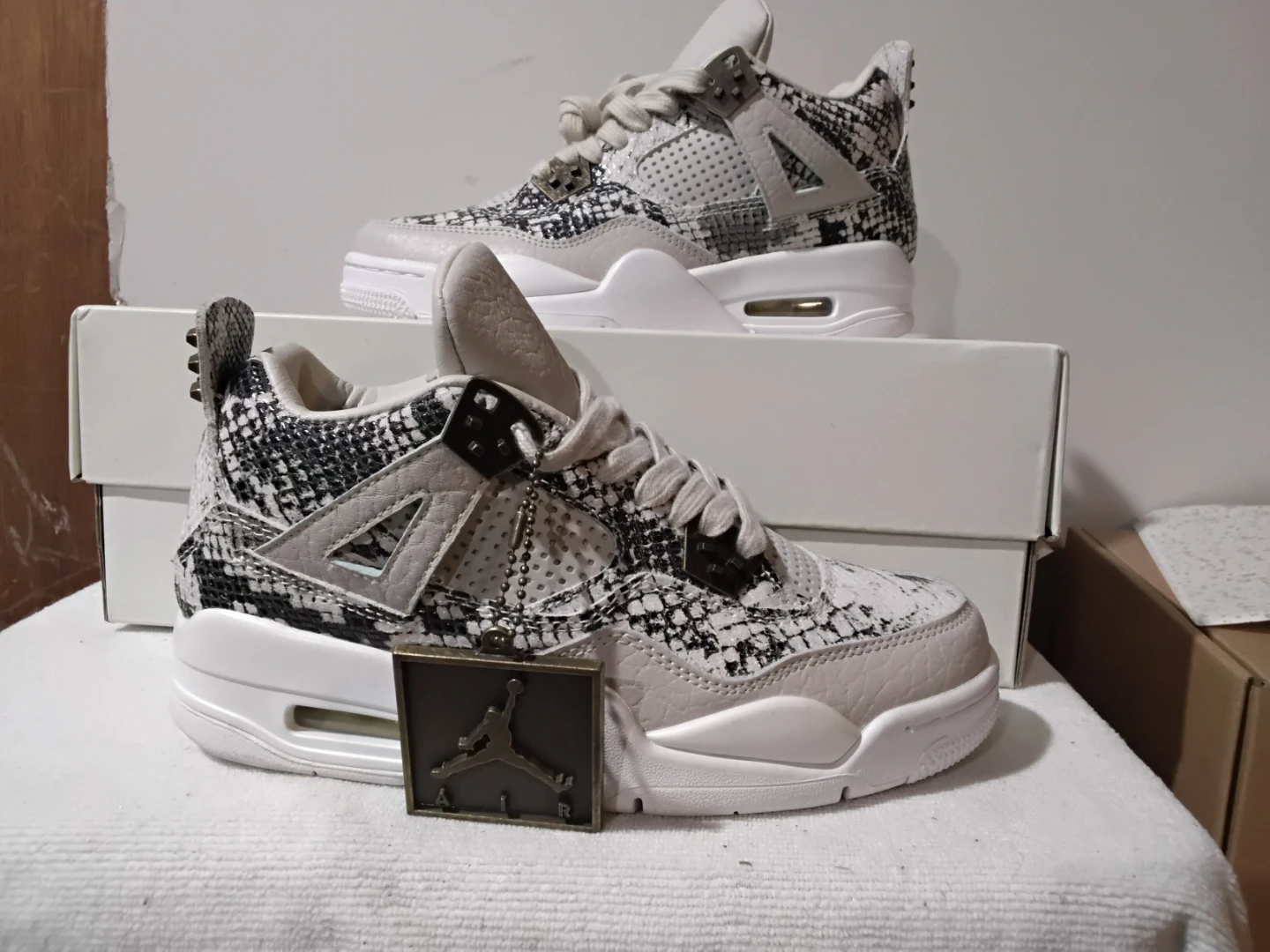 Jordan 4 Retro "Year of the Snake" Sneakers - photo 2