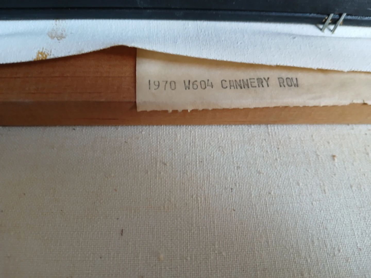 "Cannery Row" Painting - 1970 - photo 2