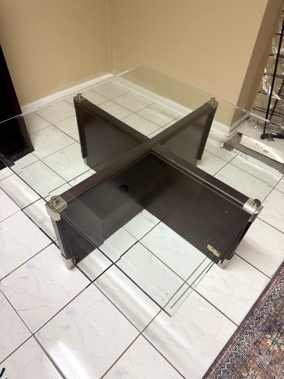 Glass Top Coffee Table