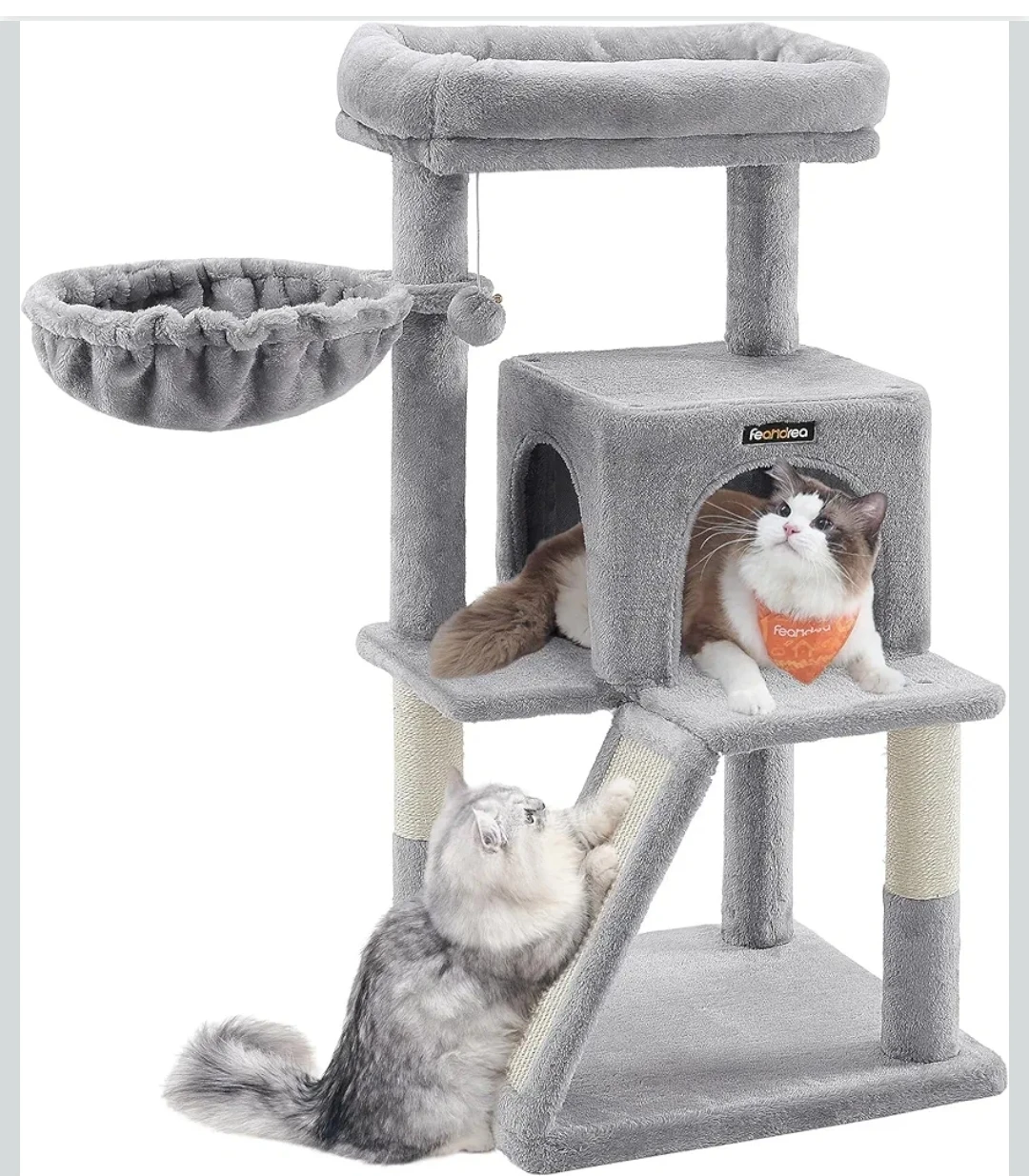 Feandrea Cat Tree Condo with Hammock