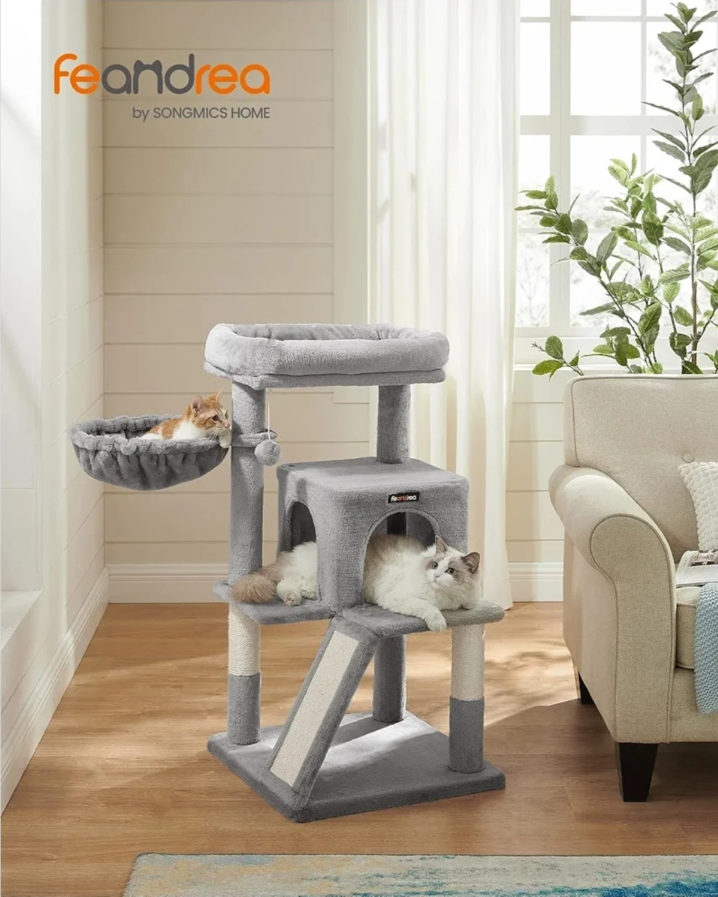 Feandrea Cat Tree Condo with Hammock - photo 2