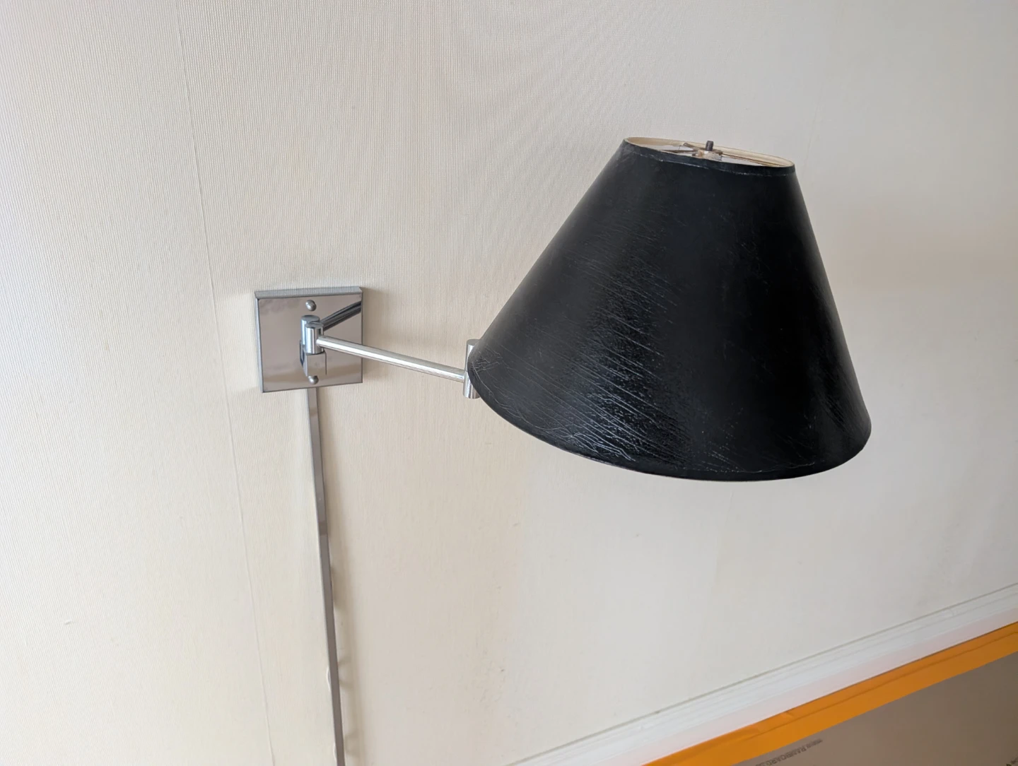 Black Cone Shade Wall Lamp