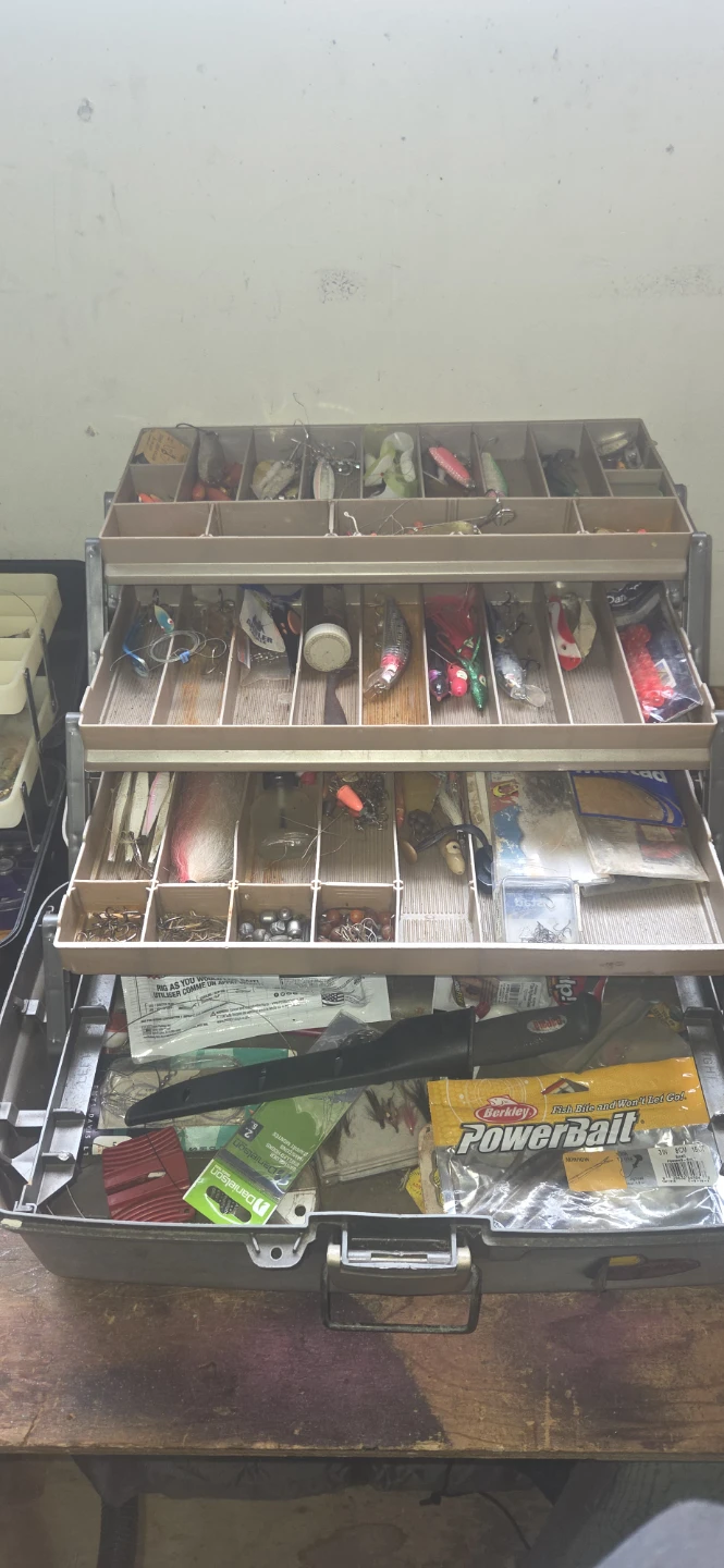 Tackle Box with Fishing Lures and Accessories