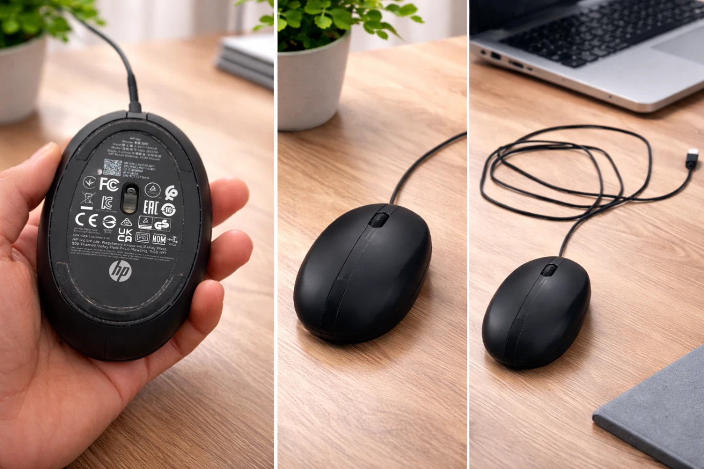HP Wired Computer Mouse