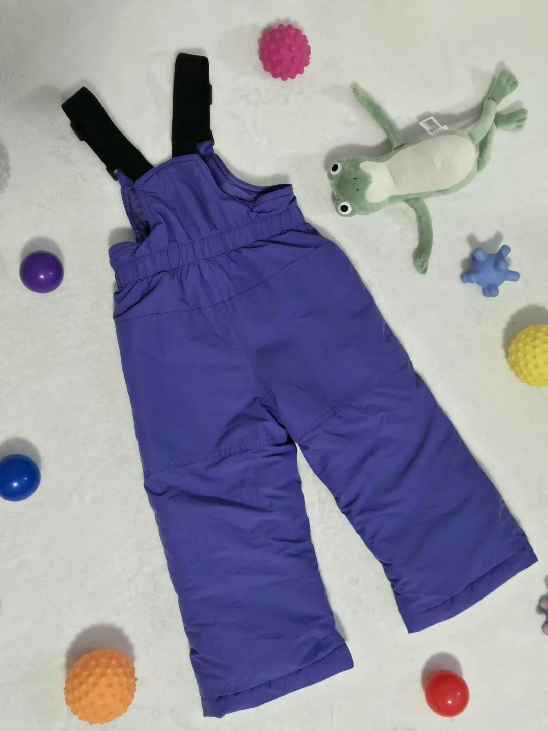 Gusti Kids Purple Snow Bib Overalls Size 3T - photo 4