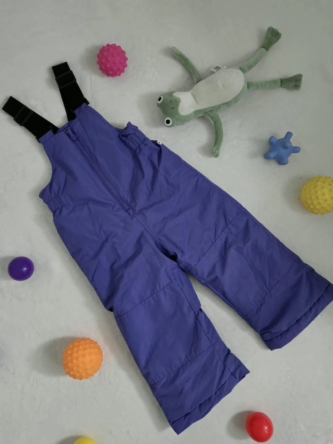 Gusti Kids Purple Snow Bib Overalls Size 3T - photo 5