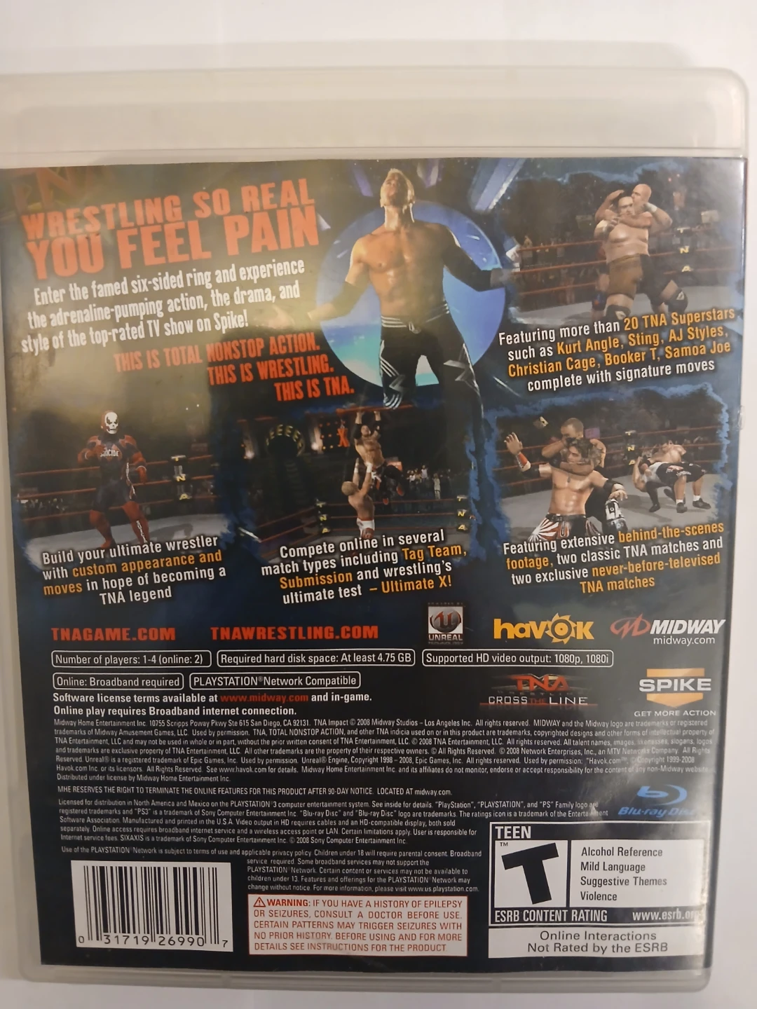 TNA Impact! Total Nonstop Action Wrestling PS3 Game - photo 5