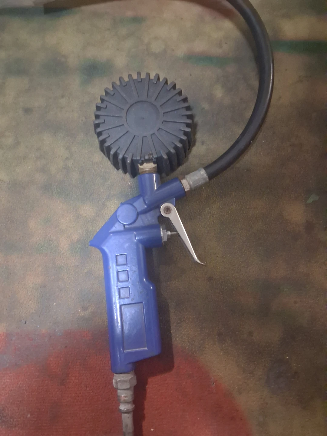Blue Tire Inflator with Pressure Gauge - photo 2