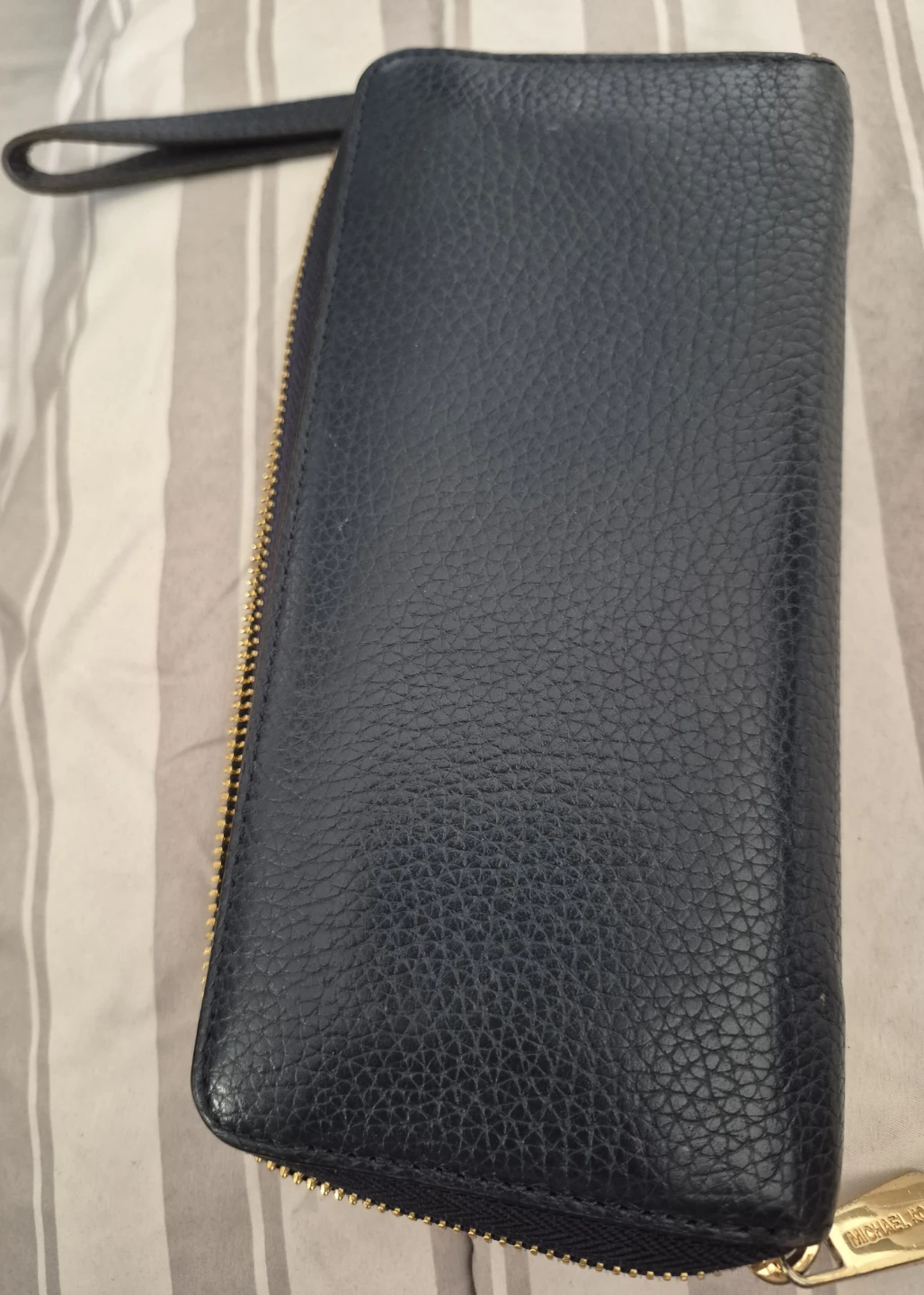 Michael Kors Navy Leather Wristlet Wallet - photo 2