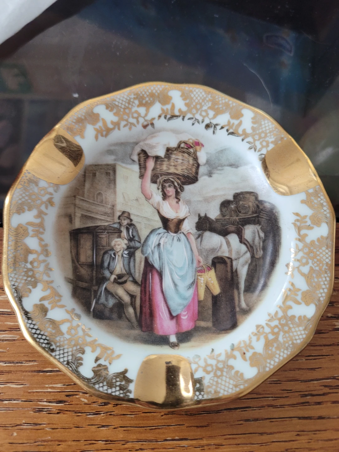 Limoges Porcelain Decorative Ashtray