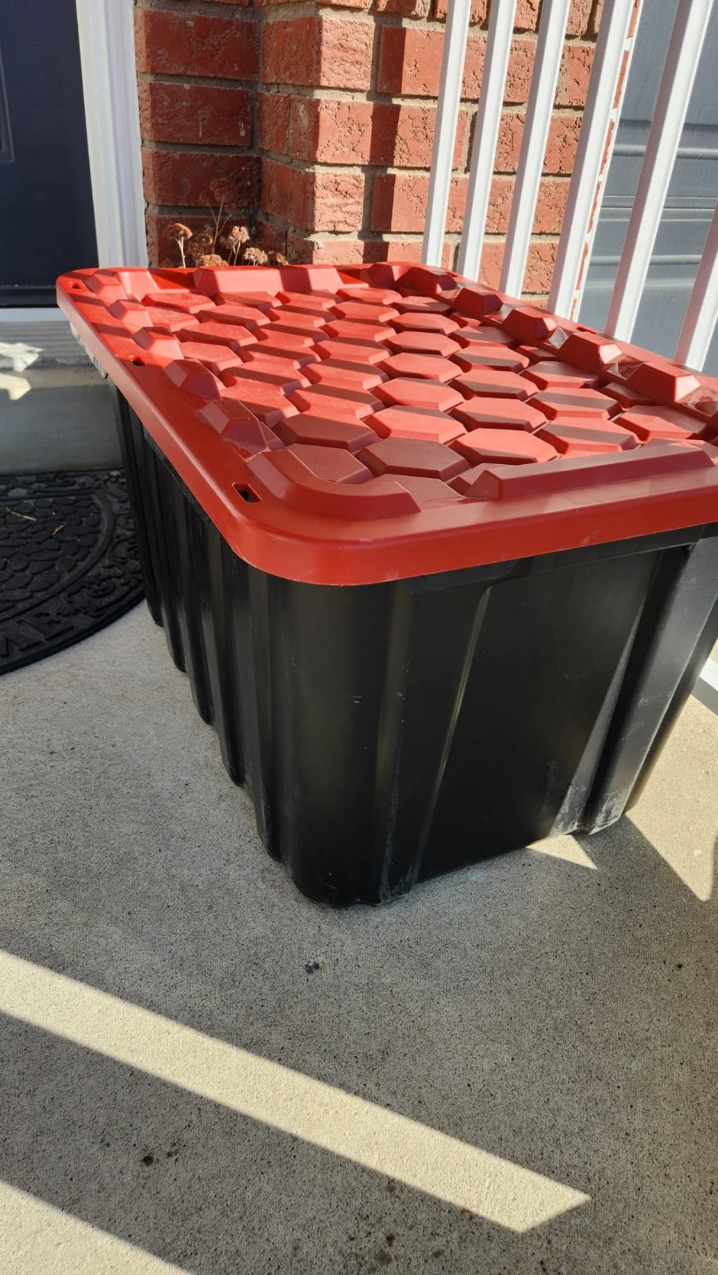 Tuffstore Heavy-Duty Storage Tote Box - 102 Litres / 27 Gallons