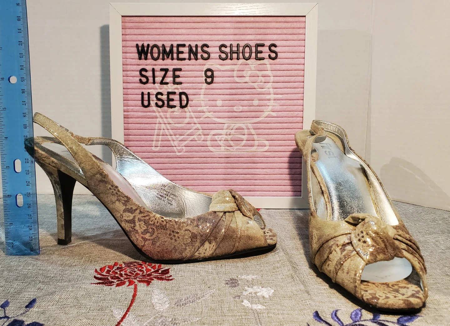 Feet First Women's Heeled Slingbacks Size 9