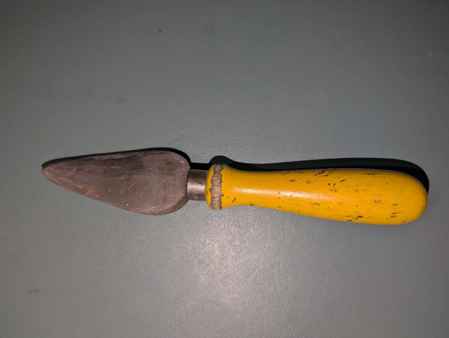 Vintage Yellow Handle Cheese Knife - photo 2