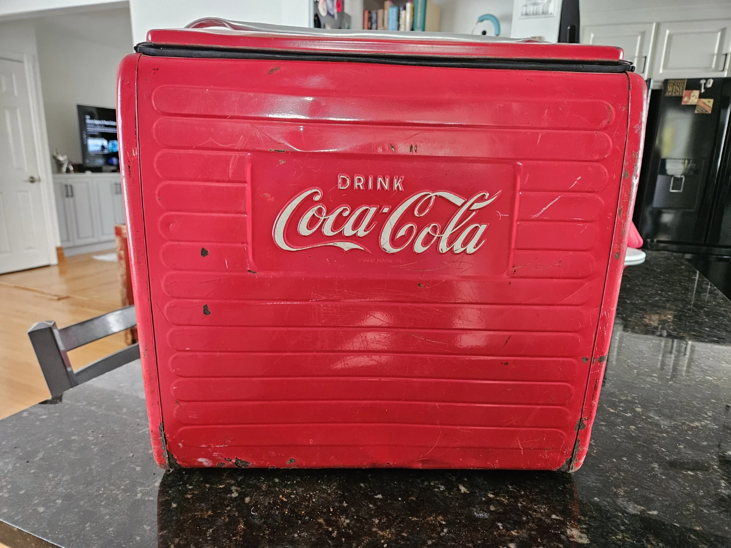 1950s Coca-Cola Cooler. Solid!