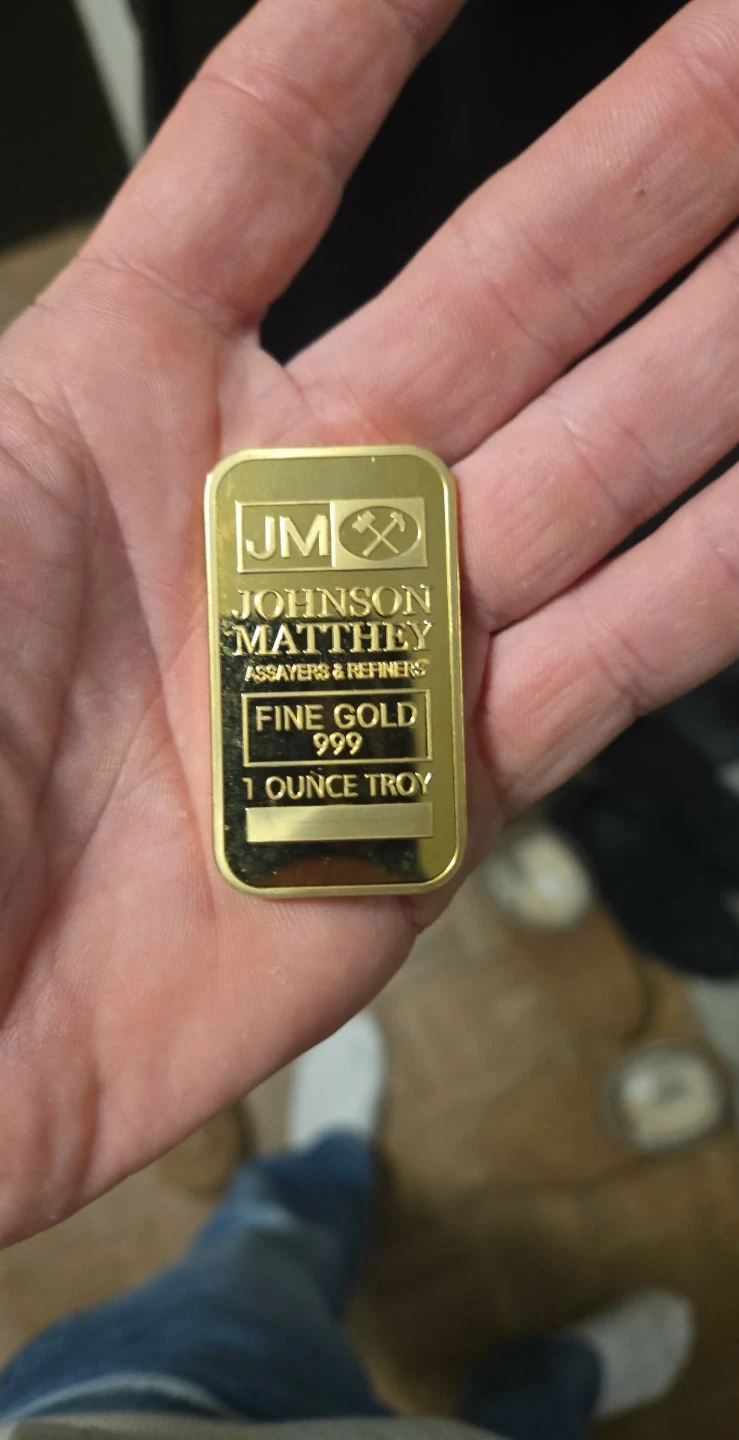 Johnson Matthey 1 oz Fine Gold Bar - photo 3
