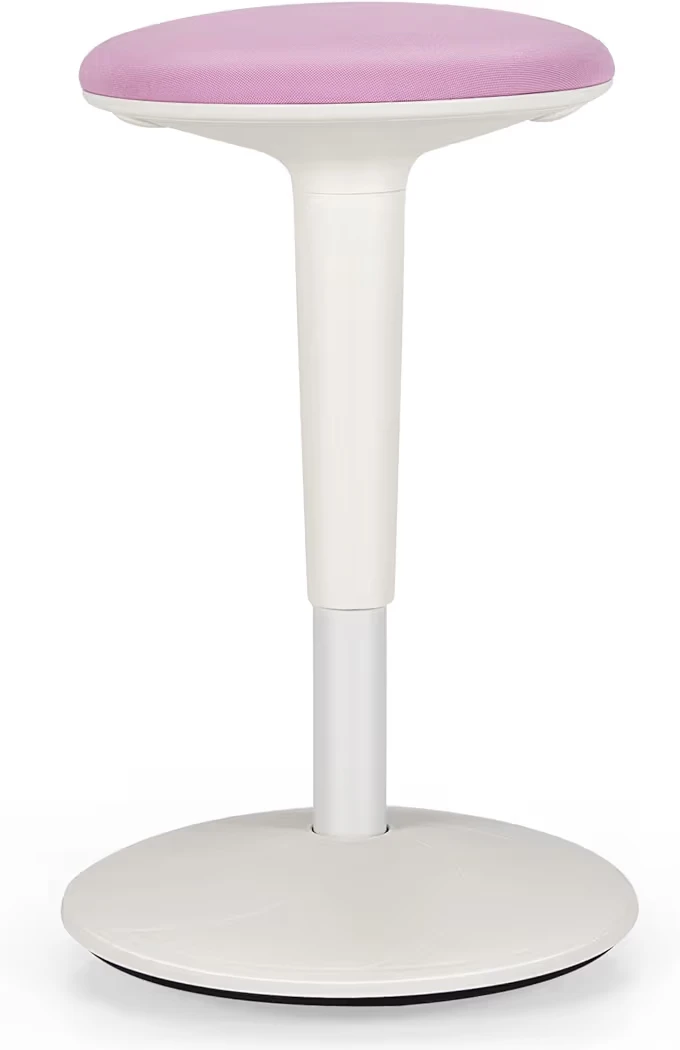Adjustable Wobble Stool - Pink Seat