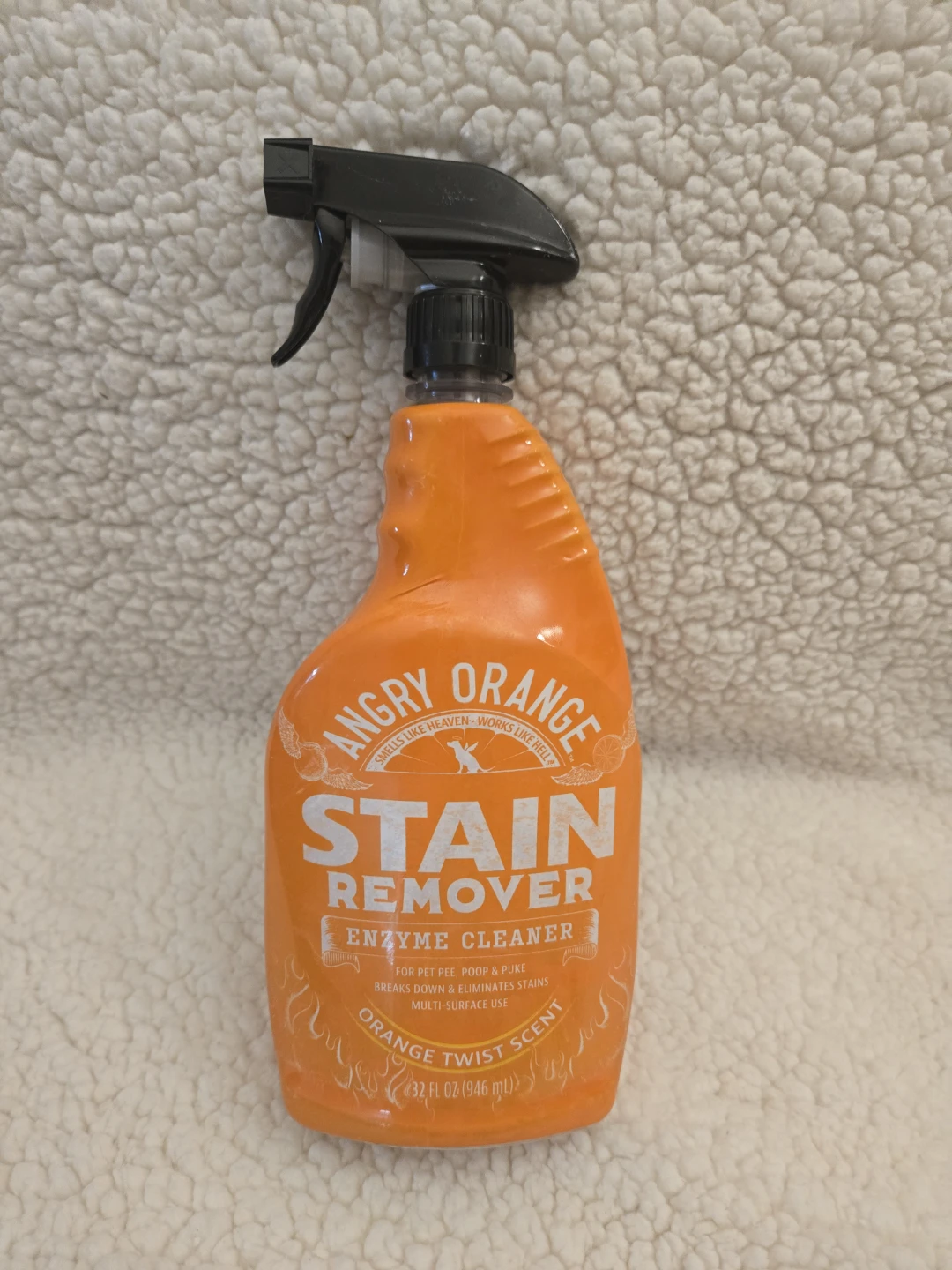 Angry Orange Stain Remover Enzyme Cleaner - 32 fl oz