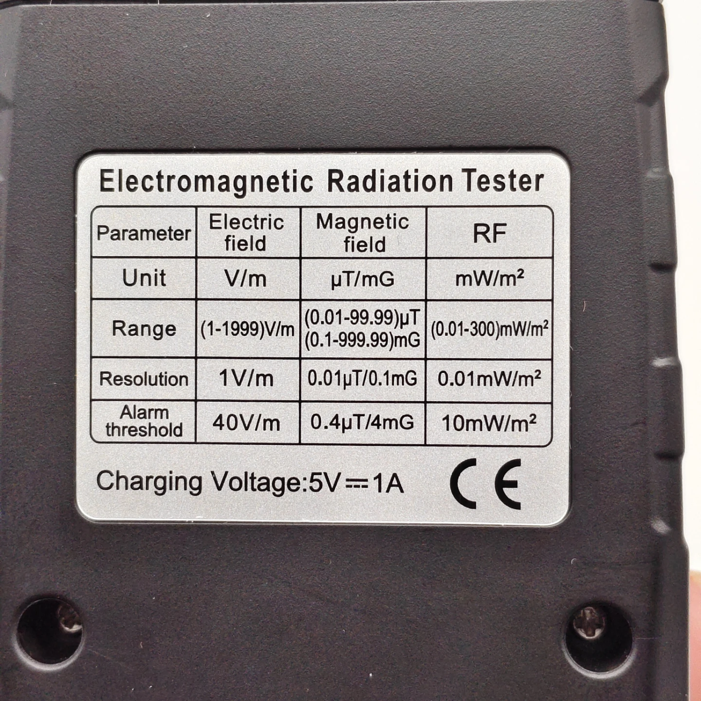 Erickhill EMF Meter RT-100S Electromagnetic Radiation Tester - photo 2