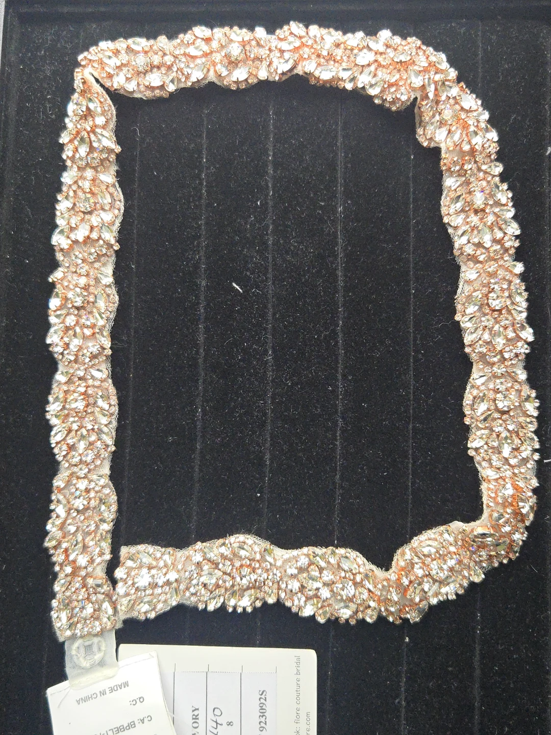 Fiore Couture Rhinestone Embellished Trim - photo 3