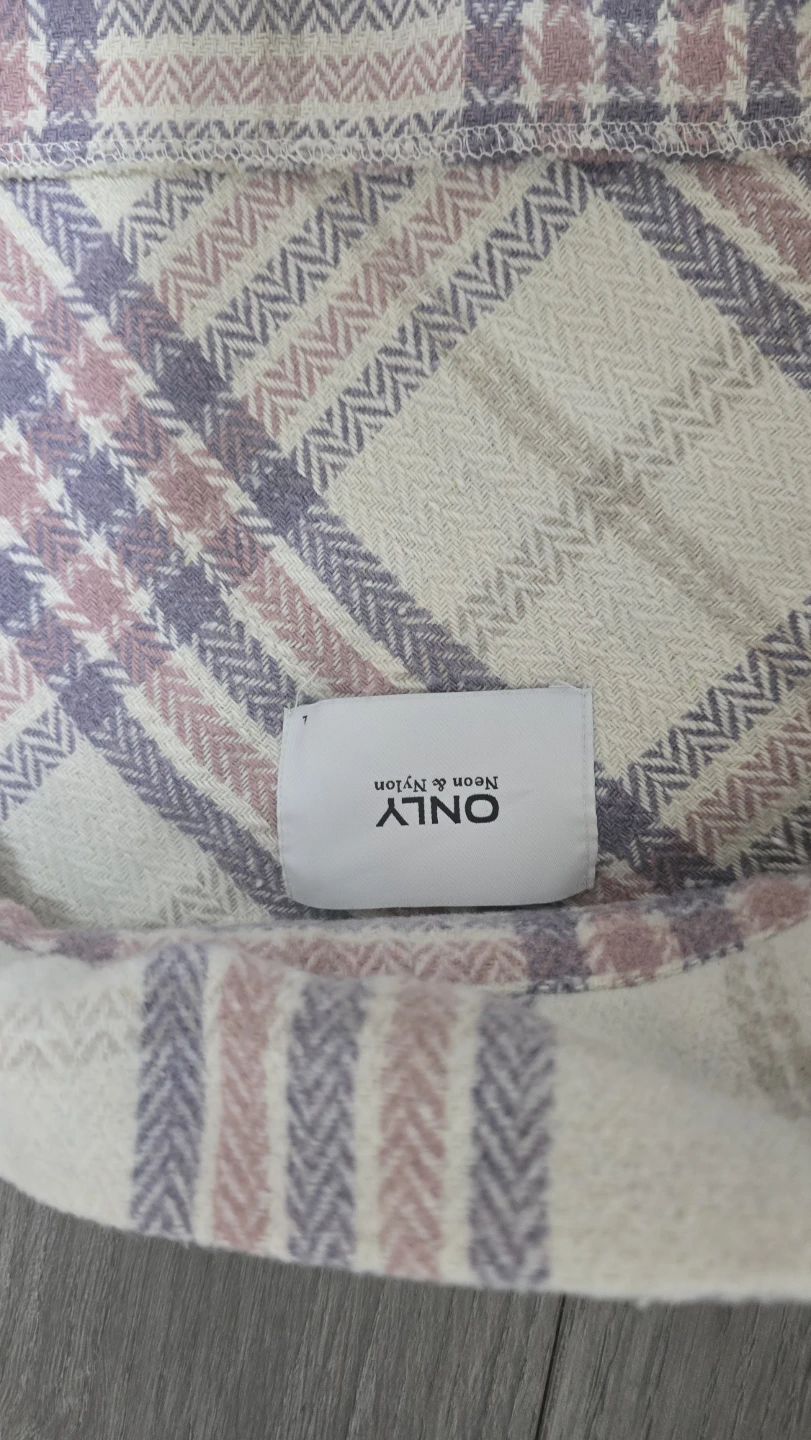 ONLY Plaid Flannel Shirt - photo 2