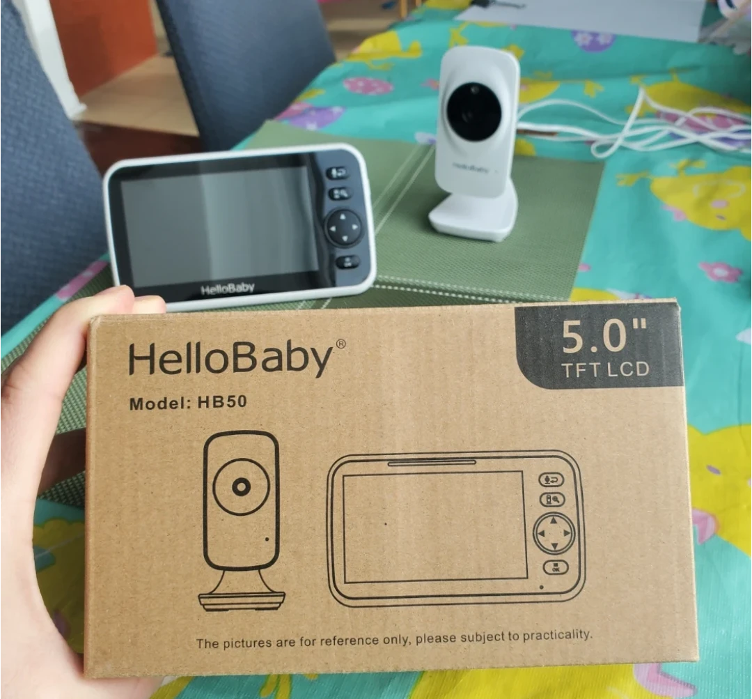 HelloBaby HB50 5.0" TFT LCD Video Baby Monitor