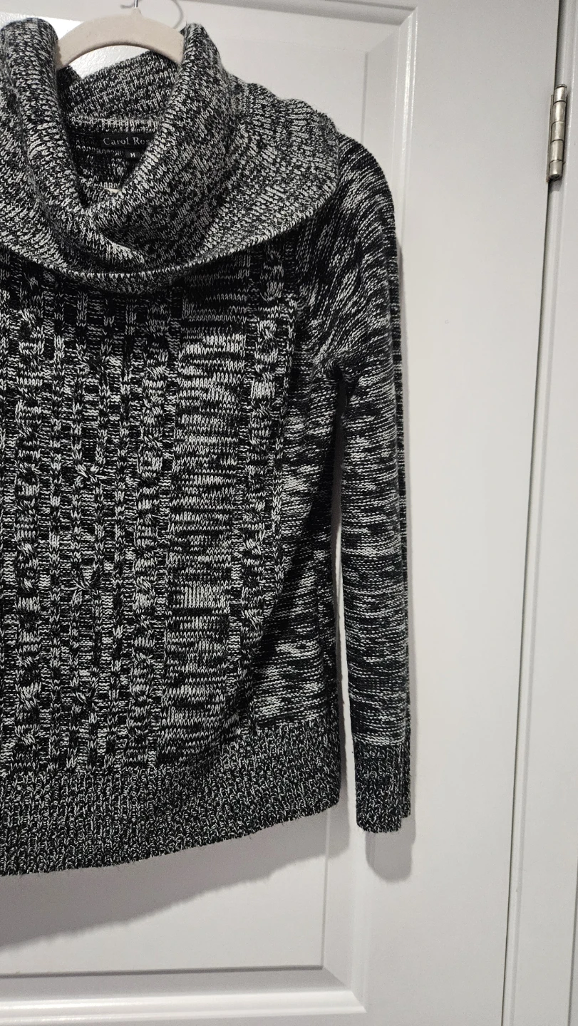 Women's Cowl Neck Sweater, size Medium, by Carol Rose - photo 3