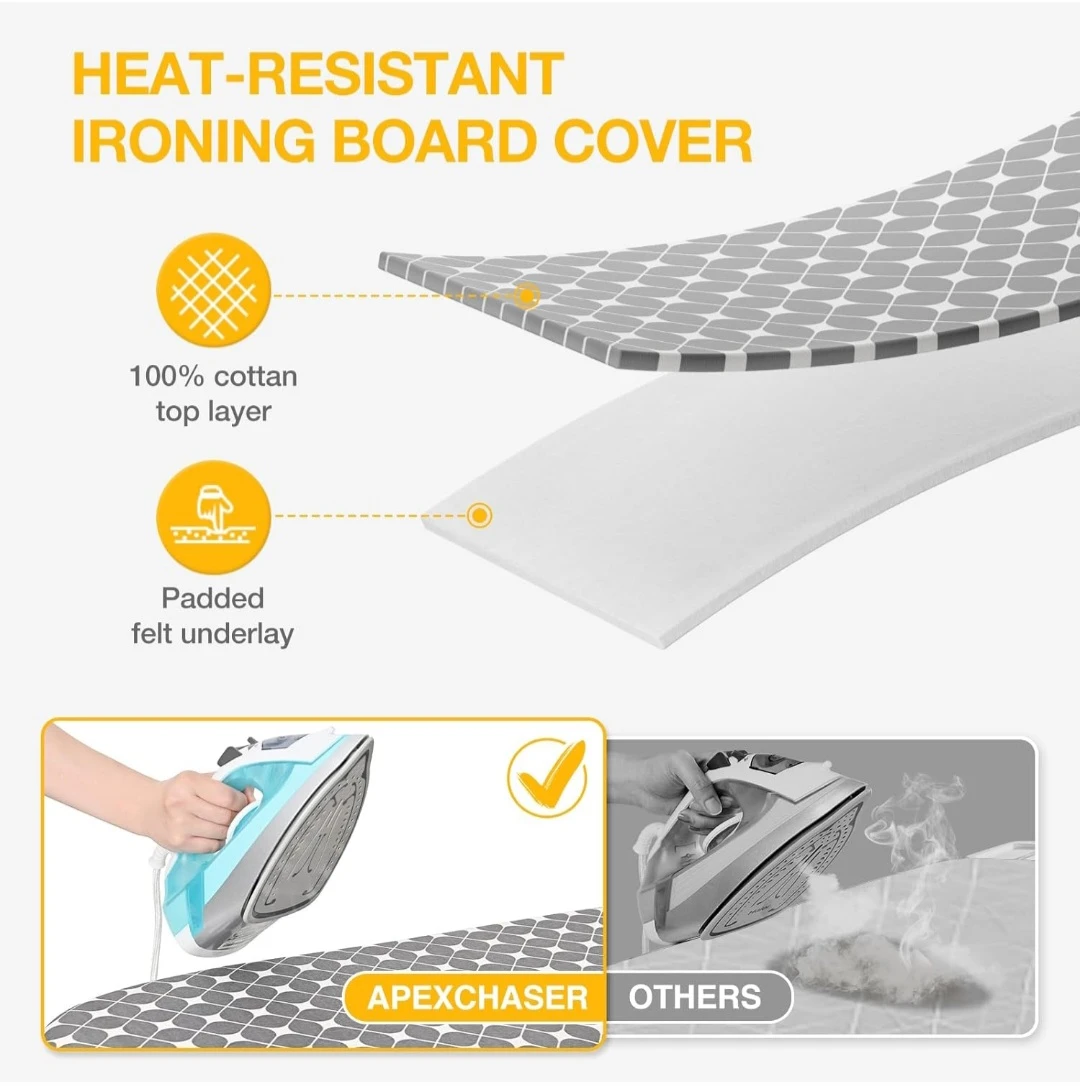APEXCHASER Foldable Ironing Board, Tabletop Small Board ... - photo 5