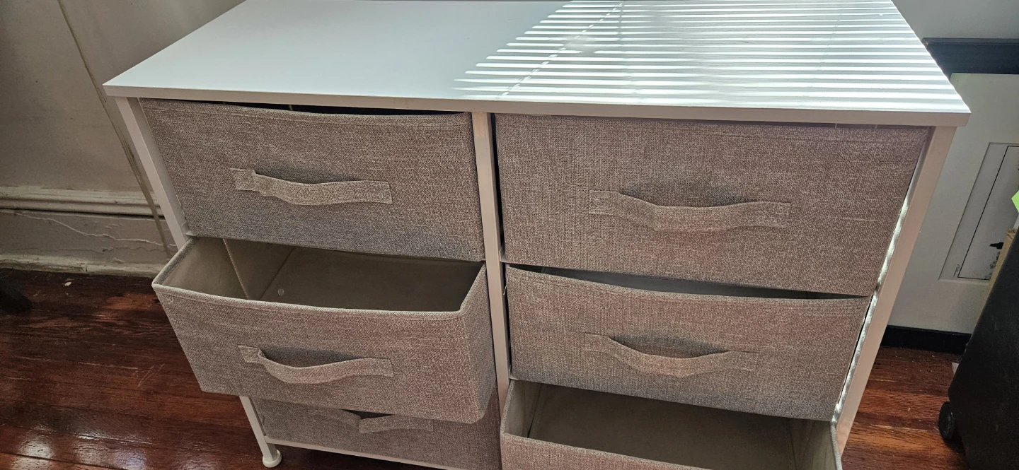 6 Drawer Fabric Dresser Organizer - photo 2