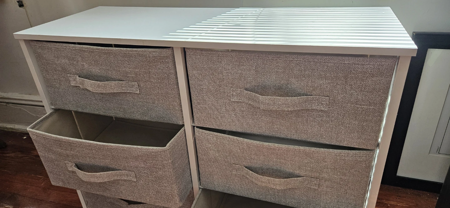 6 Drawer Fabric Dresser Organizer - photo 3