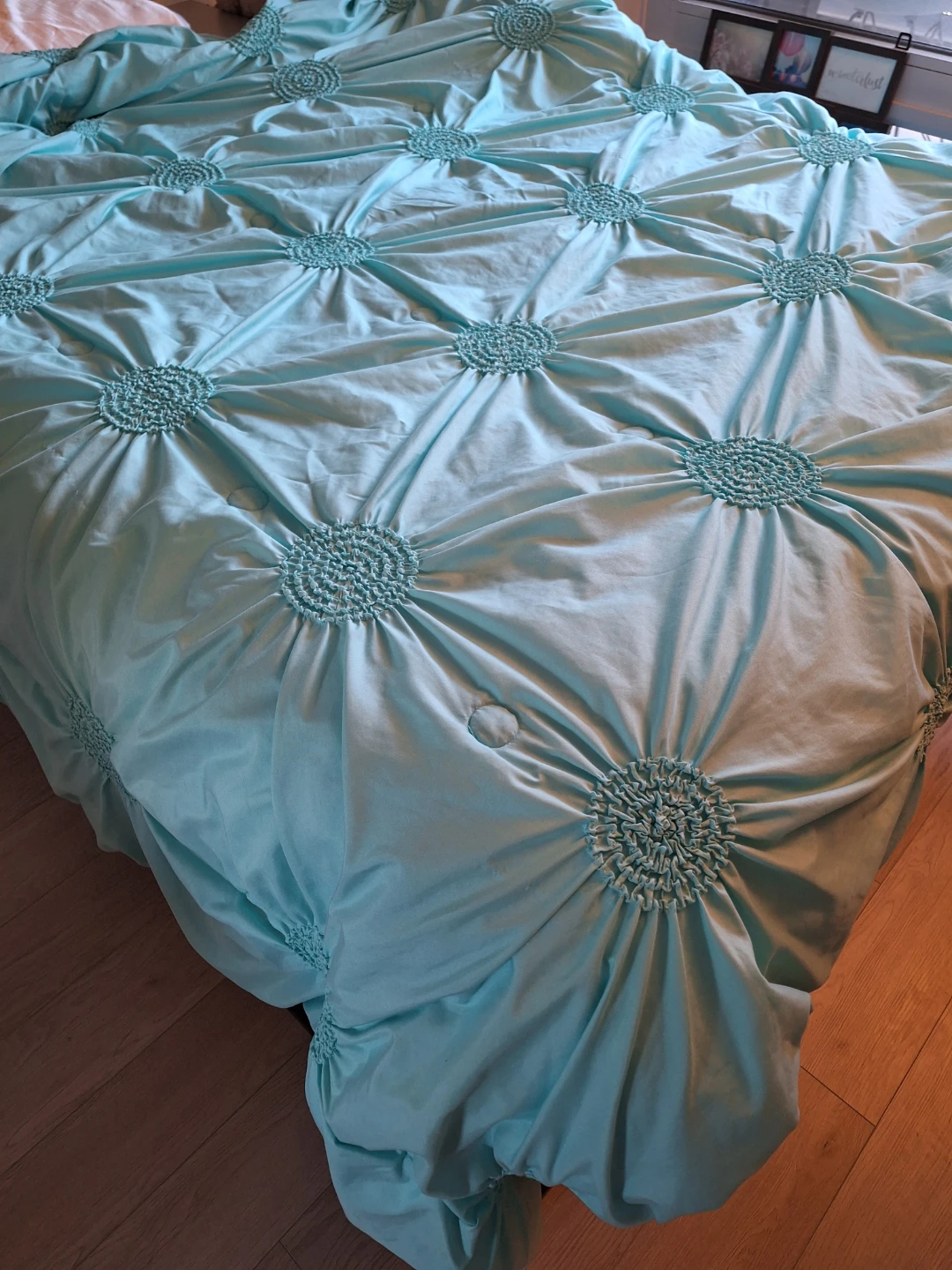 Aqua Tufted Comforter - photo 2