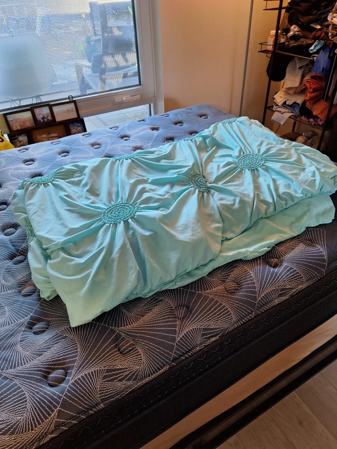 Aqua Tufted Comforter - photo 4