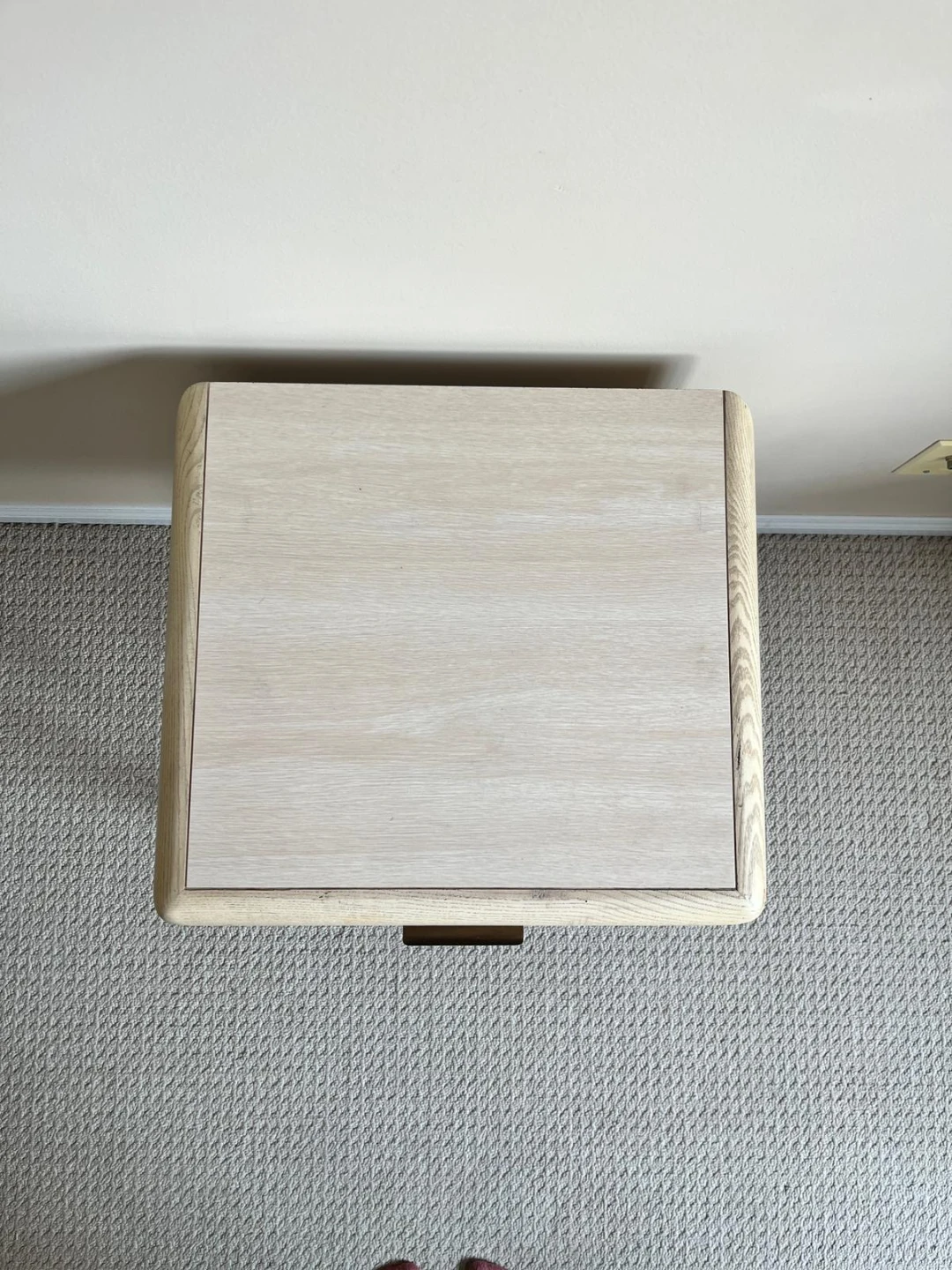 Light Wood Night Stand with Drawer - photo 3