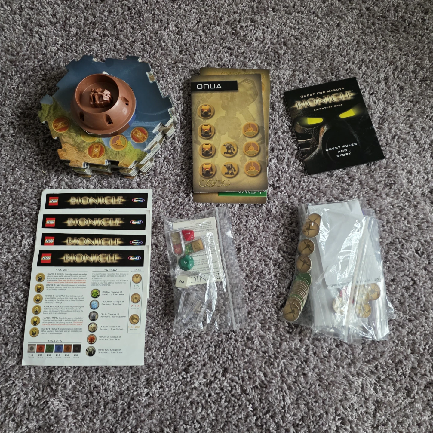 LEGO Bionicle Quest for Makuta Adventure + Minecraft card game - photo 2
