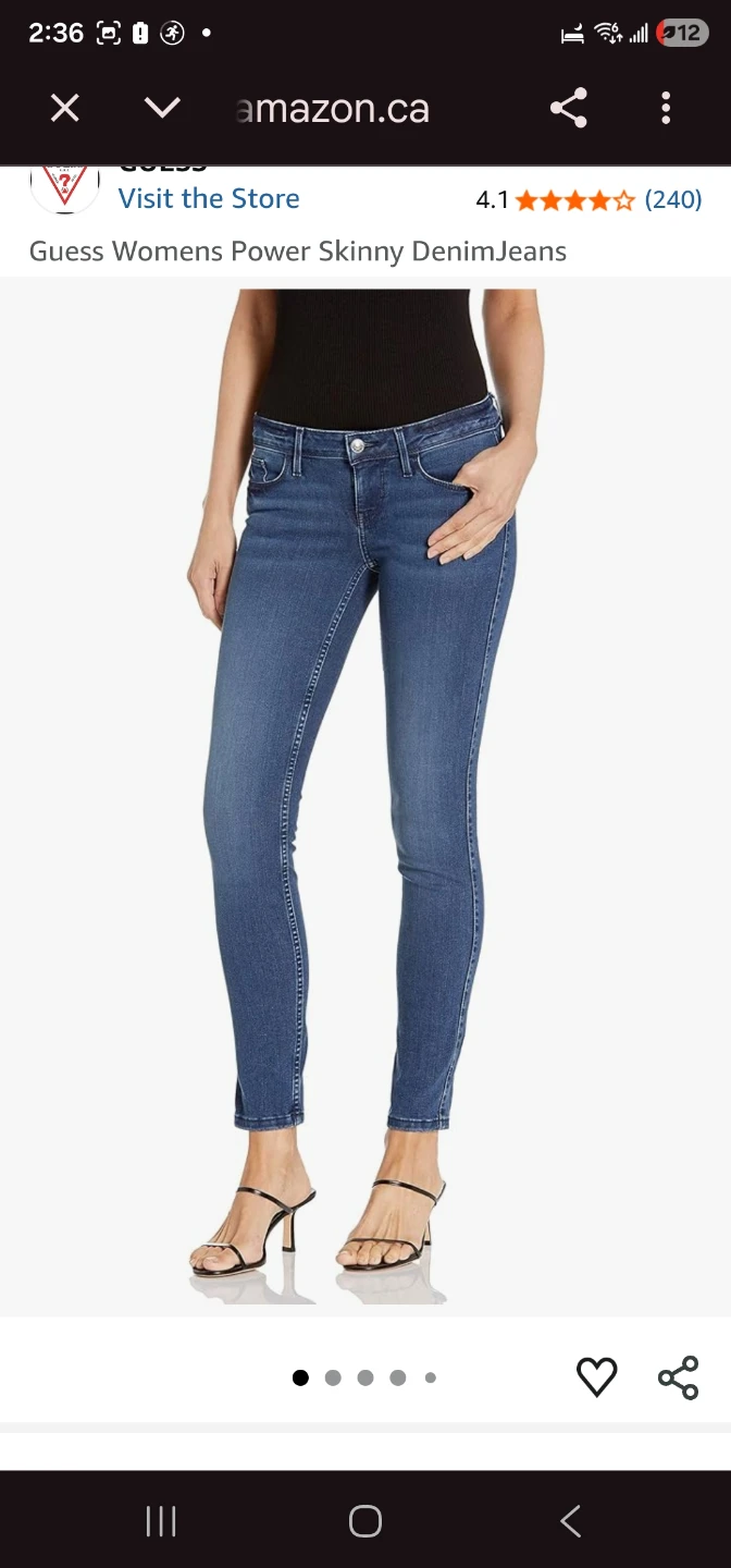 Guess Women's Power Skinny Denim Jeans - Size 25 - photo 3