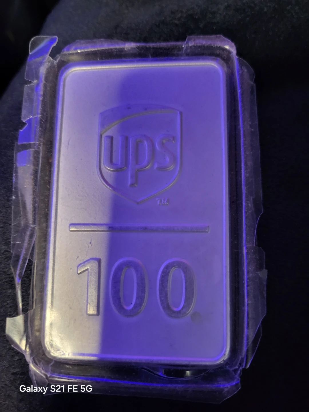 UPS 100 Years of Service Metal Bar