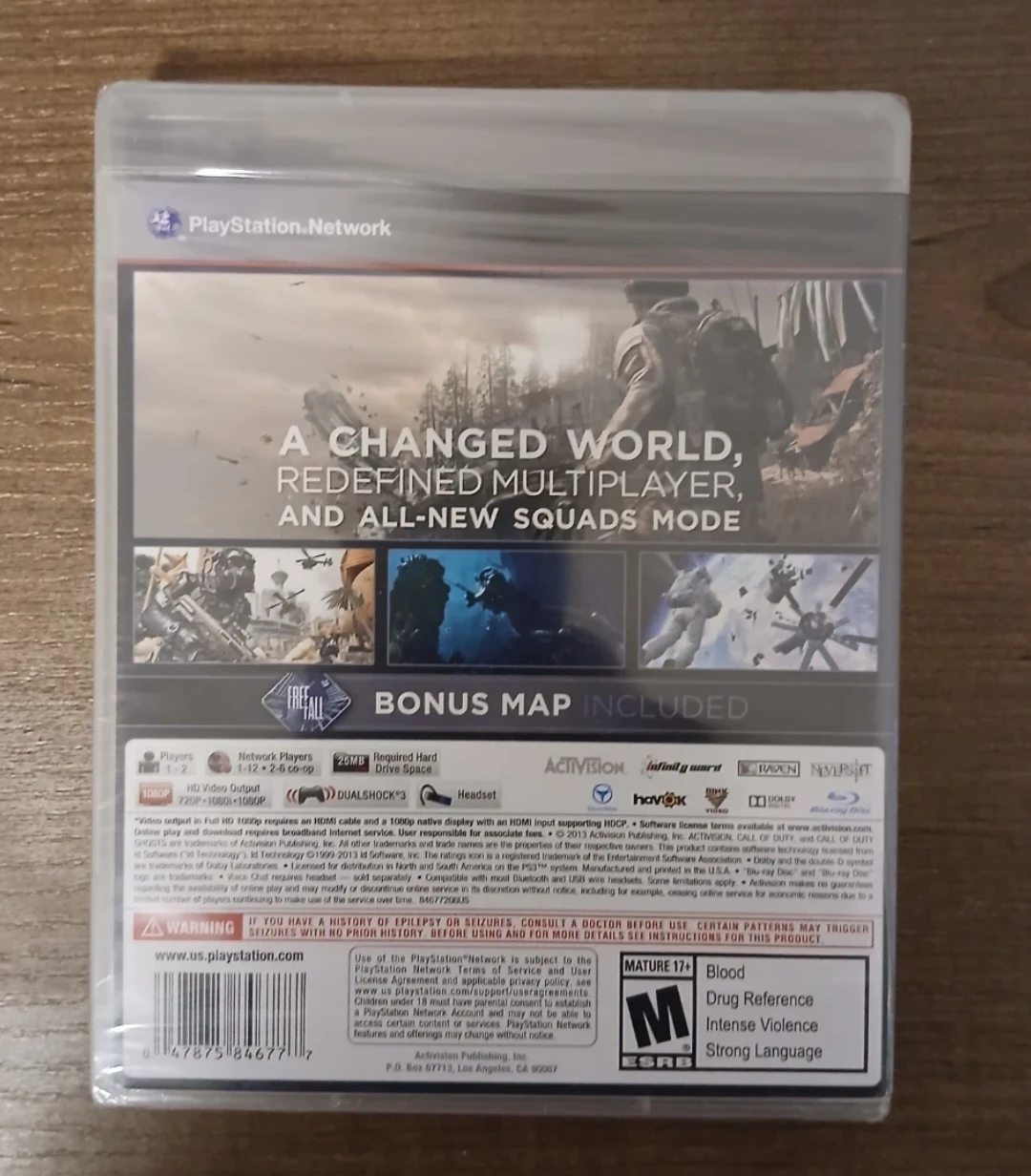 PlayStation 3 Call of Duty: Ghosts Video Game - photo 2